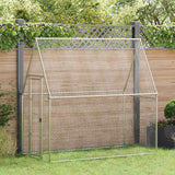Chicken Cage Silver 200x100x190 cm Galvanised Steel
