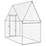 Chicken Cage Silver 200x100x190 cm Galvanised Steel - Extra Image