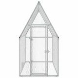 Chicken Cage Silver 200x100x190 cm Galvanised Steel - Extra Image