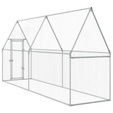 Chicken Cage Silver 400x100x190 cm Galvanised Steel
