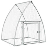 Chicken Cage Silver 100x105x120 cm Galvanised Steel