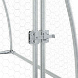 Chicken Cage Silver 100x105x120 cm Galvanised Steel - Extra Image