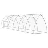 Chicken Cage Silver 600x105x120 cm Galvanised Steel