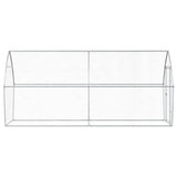 Chicken Cage Silver 400x105x182 cm Galvanised Steel