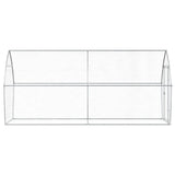 Chicken Cage Silver 400x105x182 cm Galvanised Steel - 45-Degree Angle