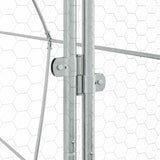 Chicken Cage Silver 400x105x182 cm Galvanised Steel - Extra Image
