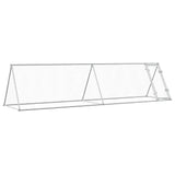 Chicken Cage Silver 400x105x91 cm Galvanised Steel