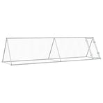 Chicken Cage Silver 400x105x91 cm Galvanised Steel