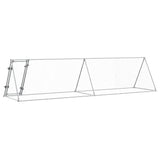 Chicken Cage Silver 400x105x91 cm Galvanised Steel
