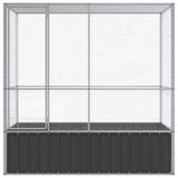 Aviary Silver 210.5x107x212 cm Steel