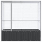 Aviary Silver 210.5x107x212 cm Steel