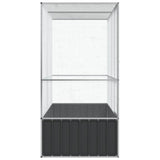 Aviary Silver 210.5x107x212 cm Steel