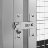 Aviary Silver 211x207x212 cm Steel - Low Angle