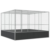 Aviary Silver 311x307x212 cm Steel