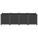 Garden Planter Black 160x40x53 cm PP