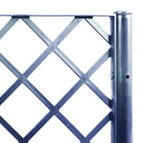 Garden Planter with Trellis Blue Grey 160x40x140 cm PP