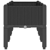 Garden Planter with Legs Black 120x40x42 cm PP