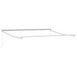 Manual Retractable Awning Brown 300x250 cm - Close-Up Angle
