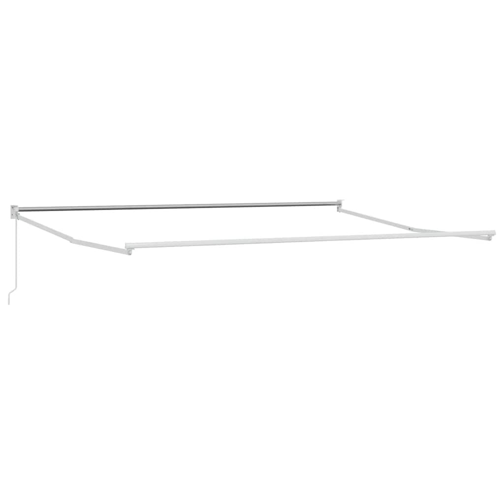 Manual Retractable Awning Brown 400x300 cm