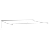 Manual Retractable Awning Brown 400x300 cm - Close-Up Angle