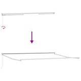 Manual Retractable Awning Brown 400x300 cm