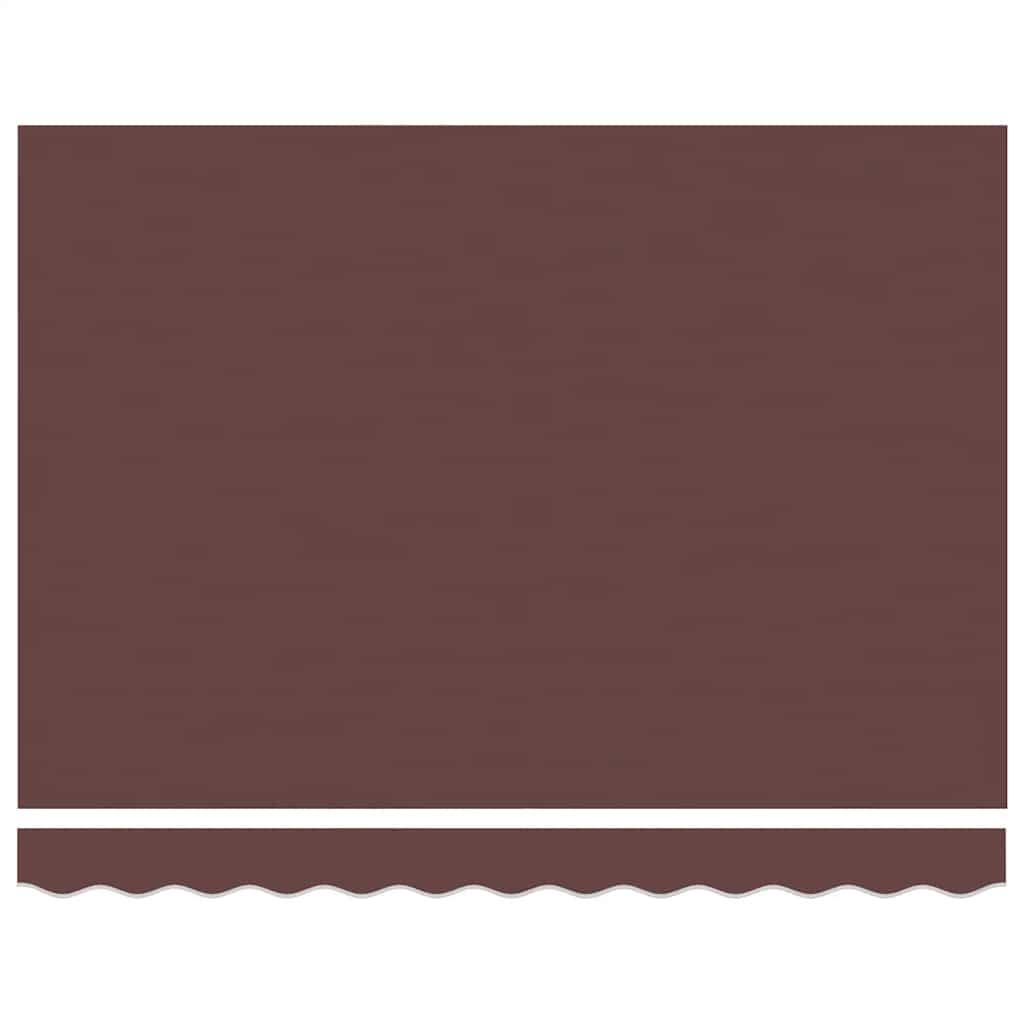 Manual Retractable Awning Brown 300x250 cm