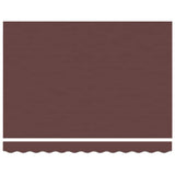 Manual Retractable Awning Brown 300x250 cm - Top-Down View