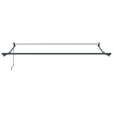 Manual Retractable Awning Brown 300x250 cm - 45-Degree Angle
