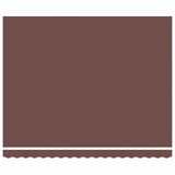 Manual Retractable Awning Brown 400x300 cm - Top-Down View