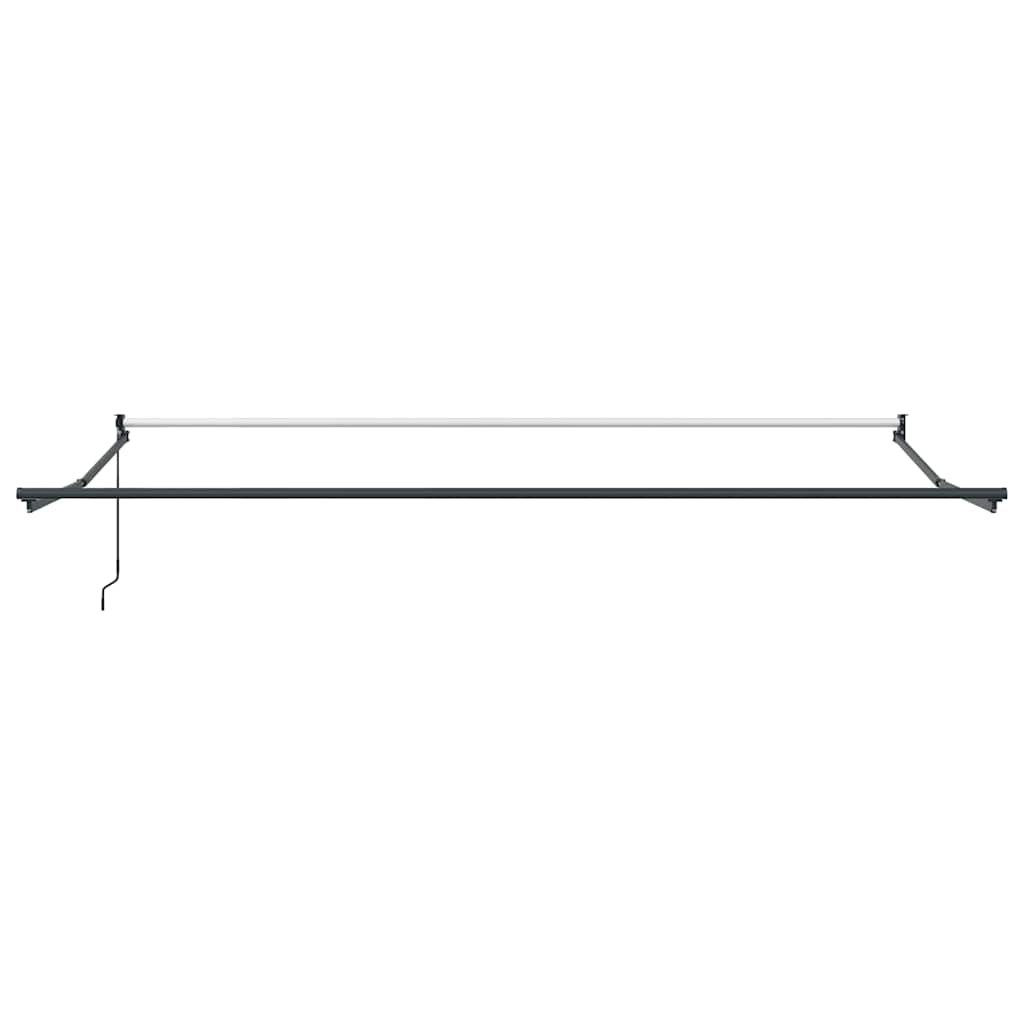 Manual Retractable Awning Brown 400x300 cm