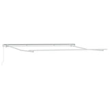 Manual Retractable Awning Anthracite&White 400x300 cm