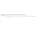 Manual Retractable Awning Anthracite&White 400x300 cm