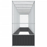 Aviary with Extension Silver 834.5x107x212 cm Steel
