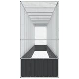 Aviary with Extension Silver 1042.5x107x212 cm Steel
