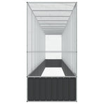 Aviary with Extension Silver 1042.5x107x212 cm Steel