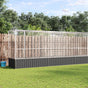 Aviary with Extension Silver 1042.5x107x212 cm Steel