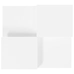 Coffee Tables 2 pcs White Engineered Wood