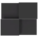 Coffee Tables 2 pcs Grey Engineered Wood - Rear View