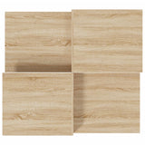 Coffee Tables 2 pcs Sonoma Oak Engineered Wood - Rear View