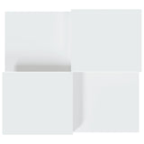 Coffee Tables 2 pcs Sonoma Oak and White Engineered Wood - Rear View
