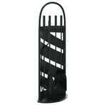 5 Piece Fireplace Tool Set 23x15x66 cm Steel