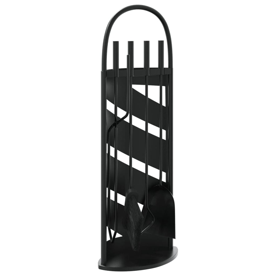 5 Piece Fireplace Tool Set 23x15x66 cm Steel