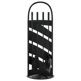 5 Piece Fireplace Tool Set 23x15x66 cm Steel