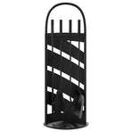 5 Piece Fireplace Tool Set 23x15x66 cm Steel