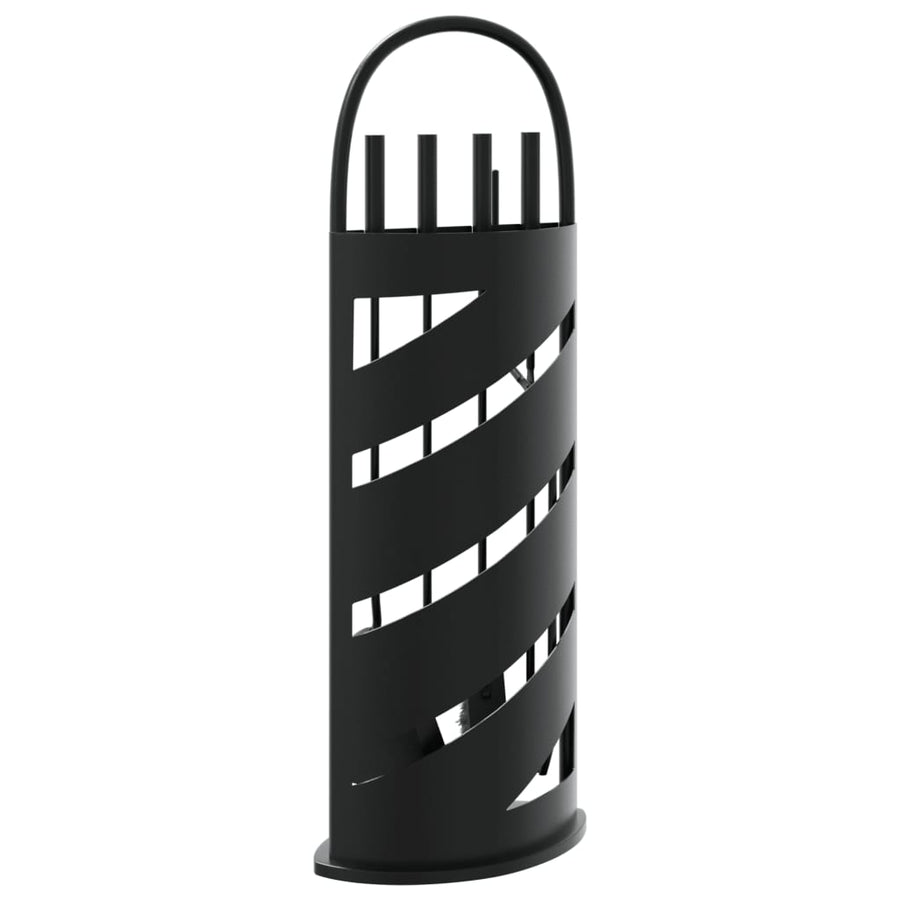 5 Piece Fireplace Tool Set 23x15x66 cm Steel