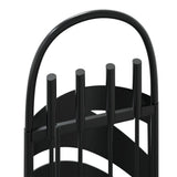 5 Piece Fireplace Tool Set 23x15x66 cm Steel - Close-Up Angle