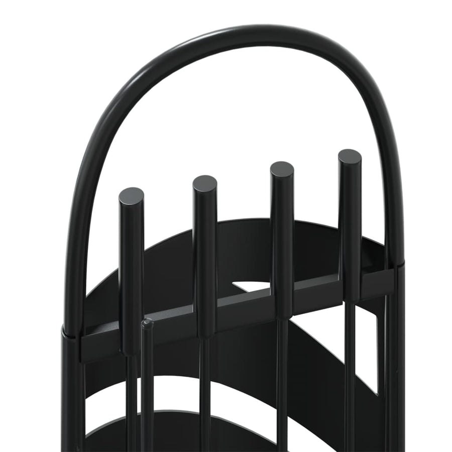 5 Piece Fireplace Tool Set 23x15x66 cm Steel