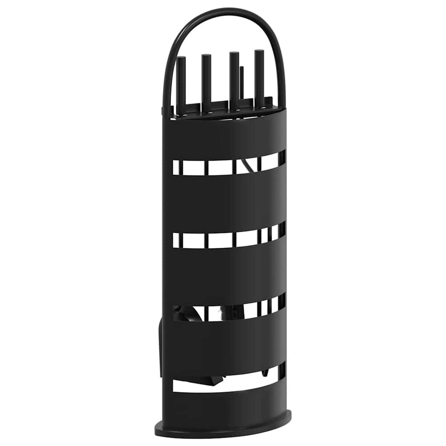 5 Piece Fireplace Tool Set 23x15x66 cm Steel