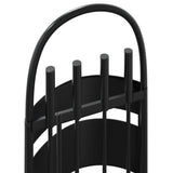 5 Piece Fireplace Tool Set 23x15x66 cm Steel - Close-Up Angle