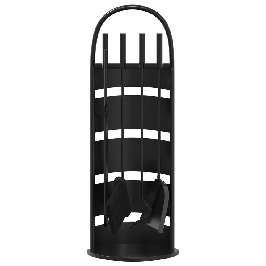 5 Piece Fireplace Tool Set 23x15x66 cm Steel